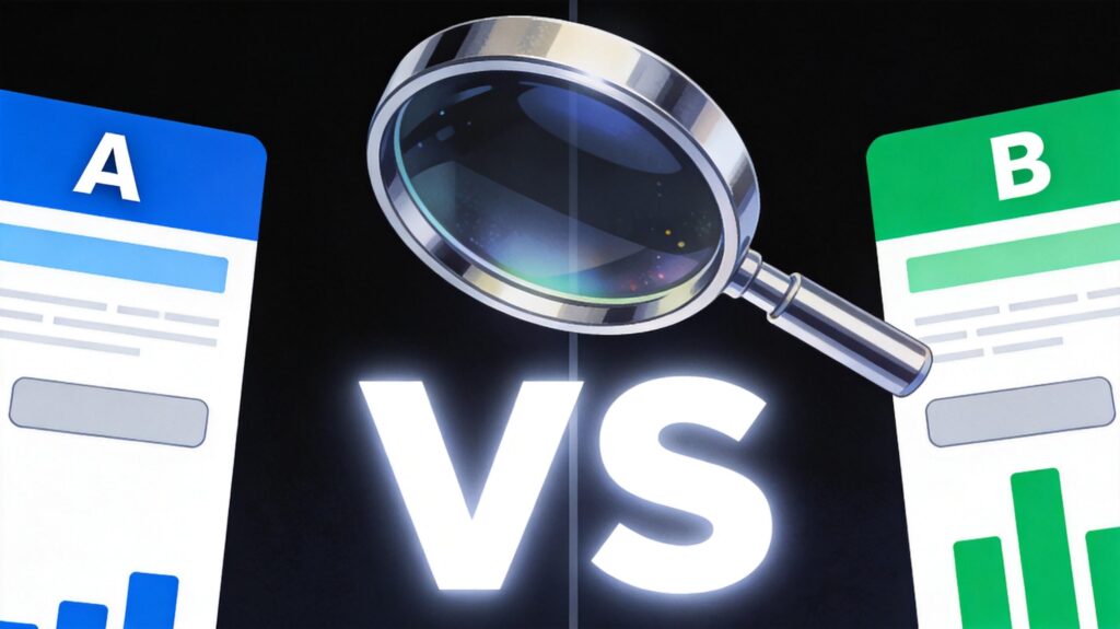 Email A/B testing strategy showing subject line and CTA optimization results