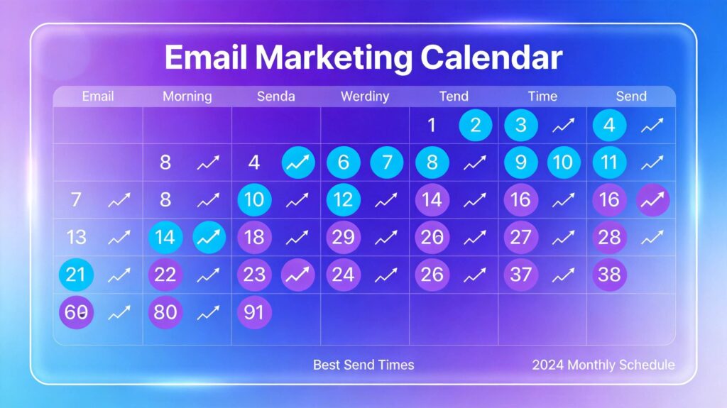 Email Marketing Timing - Open Rate Analytics Dashboard