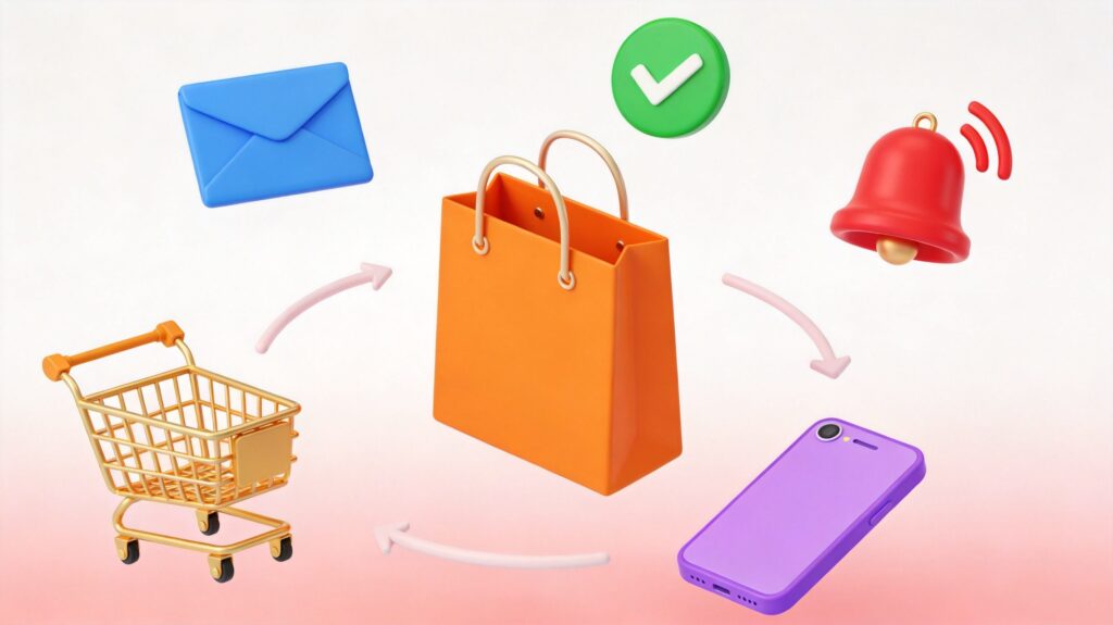 Omnisend email marketing tool for eCommerce with abandoned cart and post-purchase automation flows